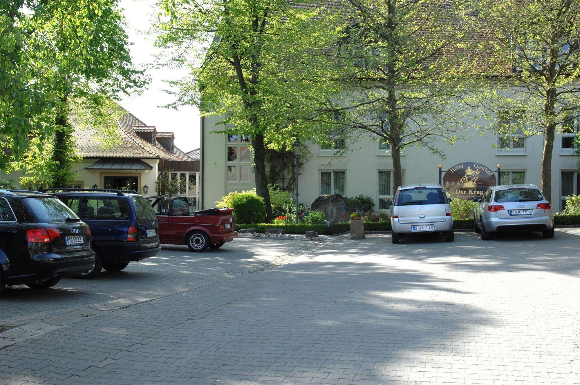 Hotel Gasthof Der Krug Stegaurach Exterior photo